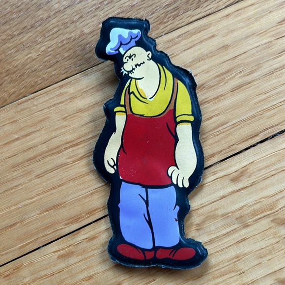 Vintage 1974 Popeye King Features Cartoon Characters “Puffed” Plastic Magnets - Picture 7 of 11
